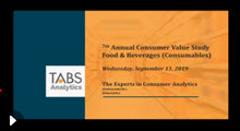2019 TABS Food & Beverage Study Webinar