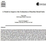 A Model to Improve the Estimation of Baseline Retail Sales