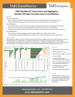 TABS DataWorks™ Product Sheet