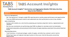 TABS Account Insights™ Product Sheet