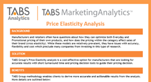 TABS Marketing Analytics™ Product Sheet